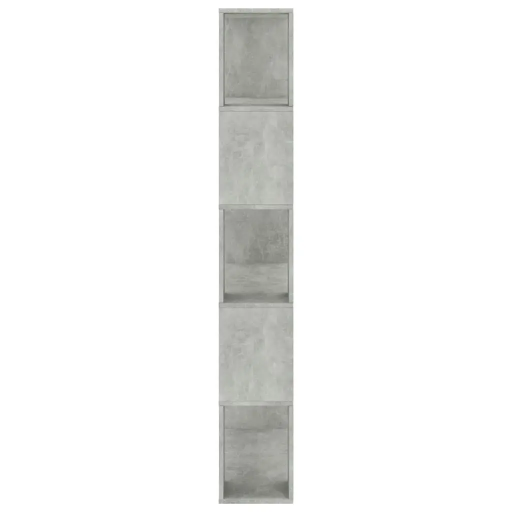 Book Cabinet/Room Divider Concrete Grey 80x24x159 cm Engineered Wood 800103