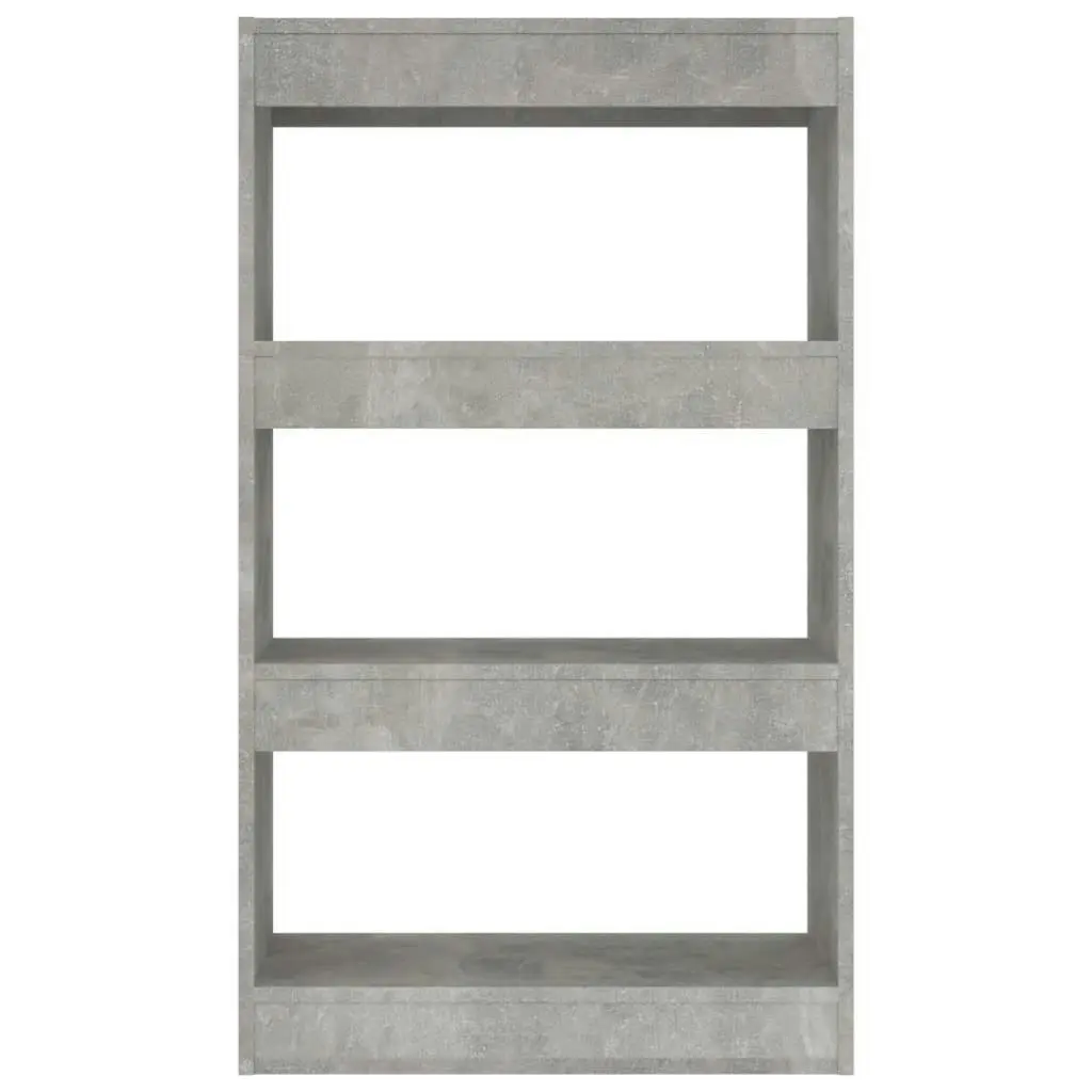 Book Cabinet/Room Divider Concrete Grey 60x30x103 cm Engineered Wood 811659