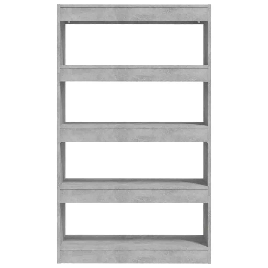 Book Cabinet/Room Divider Concrete Grey 80x30x135 cm Engineered Wood 811713