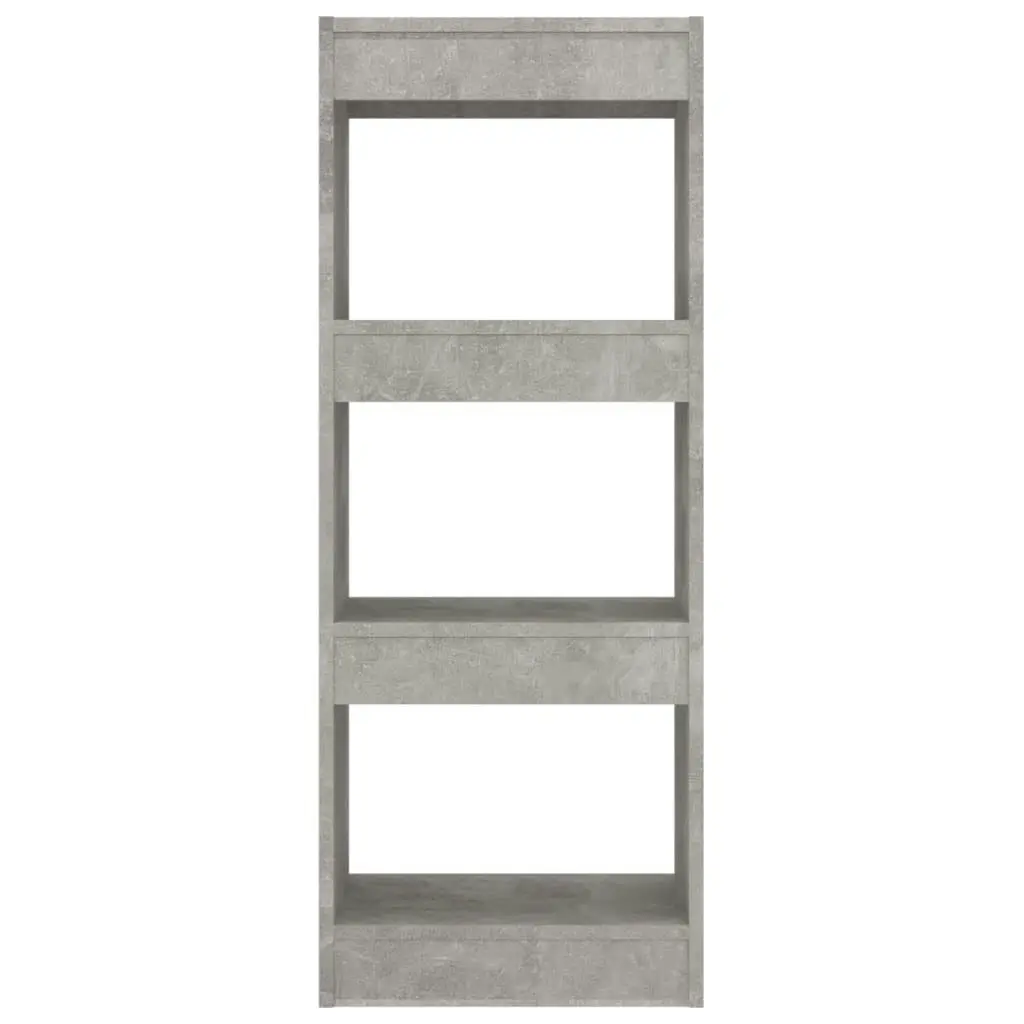 Book Cabinet/Room Divider Concrete Grey 40x30x103 cm Engineered Wood 811614