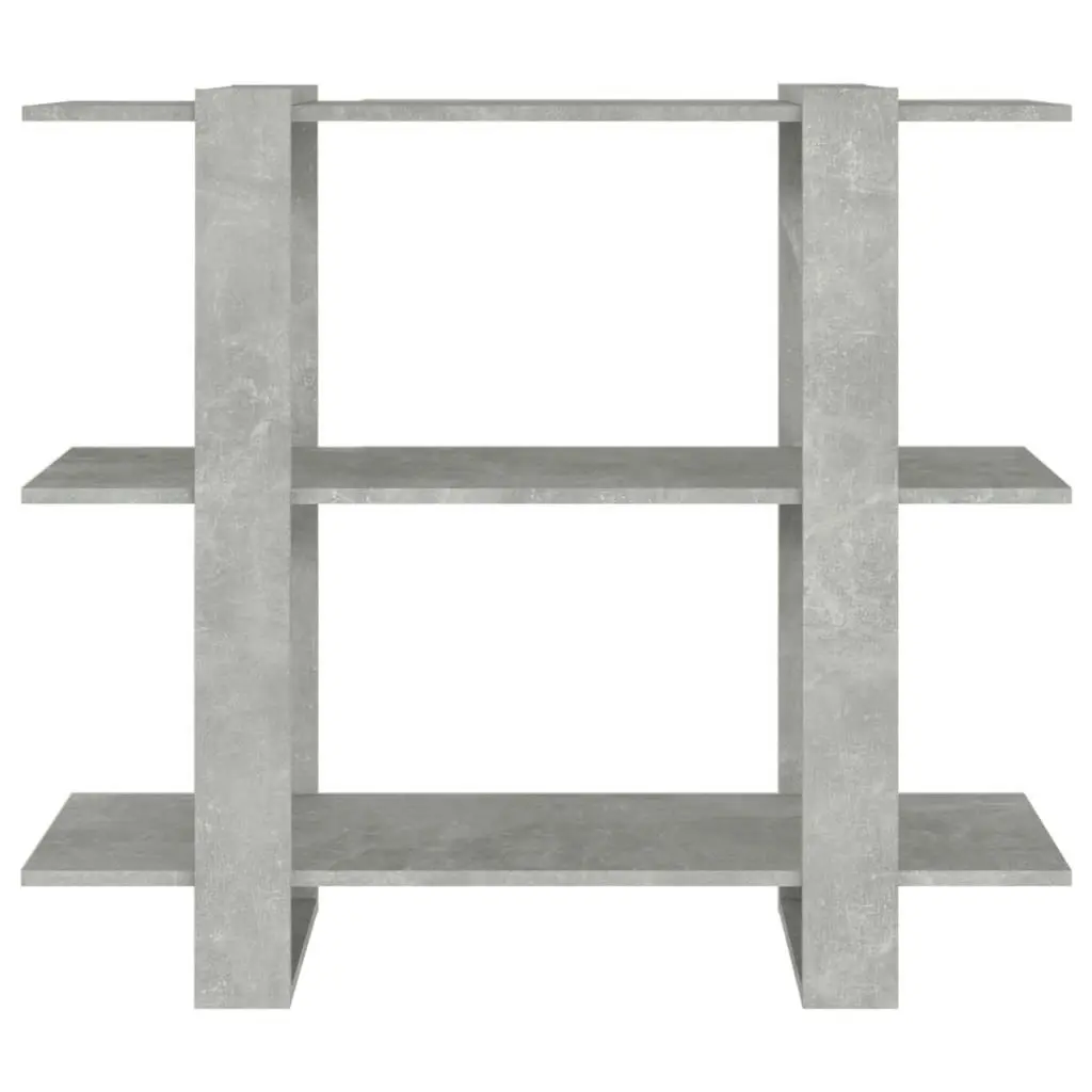 Book Cabinet/Room Divider Concrete Grey 100x30x87 cm 811551