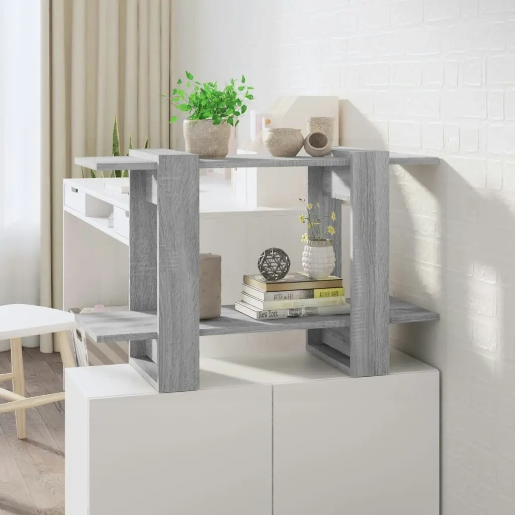 Book Cabinet/Room Divider Grey Sonoma 80x30x51 cm 813582