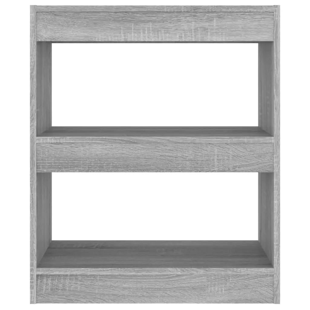 Book Cabinet/Room Divider Grey Sonoma 60x30x72 cm 813600