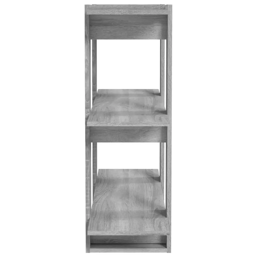 Book Cabinet/Room Divider Grey Sonoma 80x30x87 cm 813579