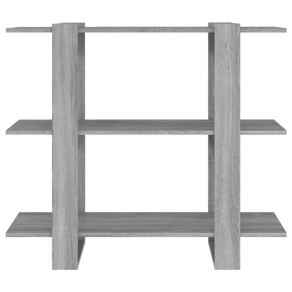 Book Cabinet/Room Divider Grey Sonoma 100x30x87 cm 813567