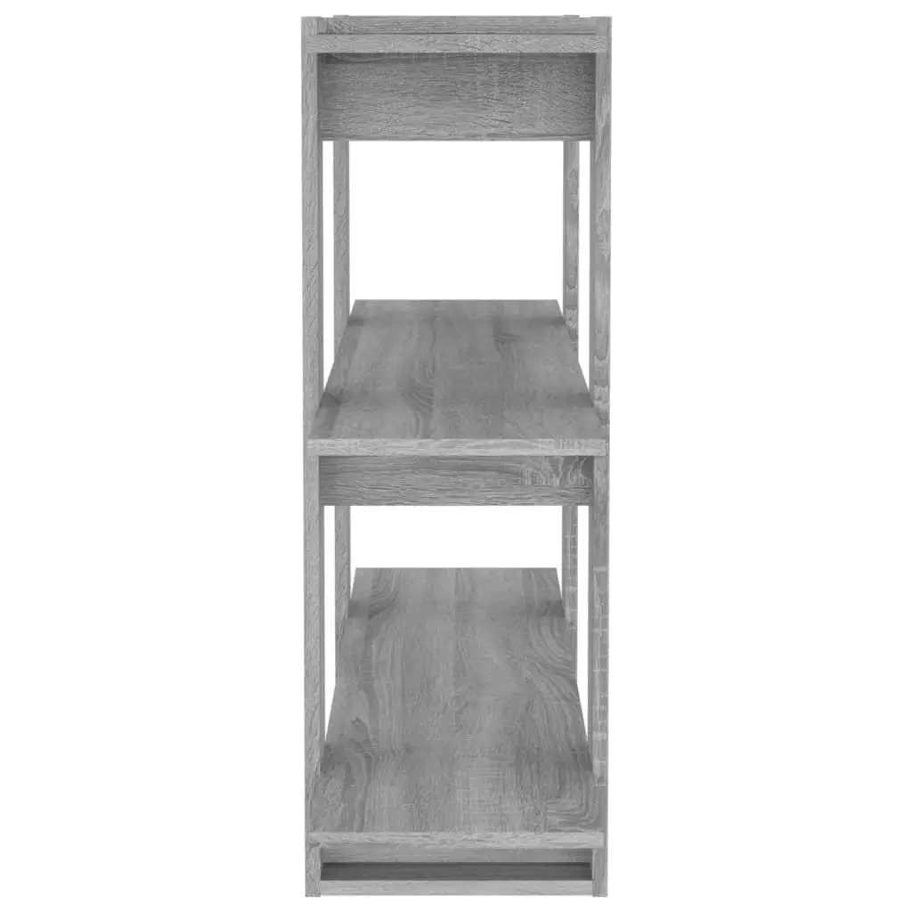 Book Cabinet/Room Divider Grey Sonoma 100x30x87 cm 813567