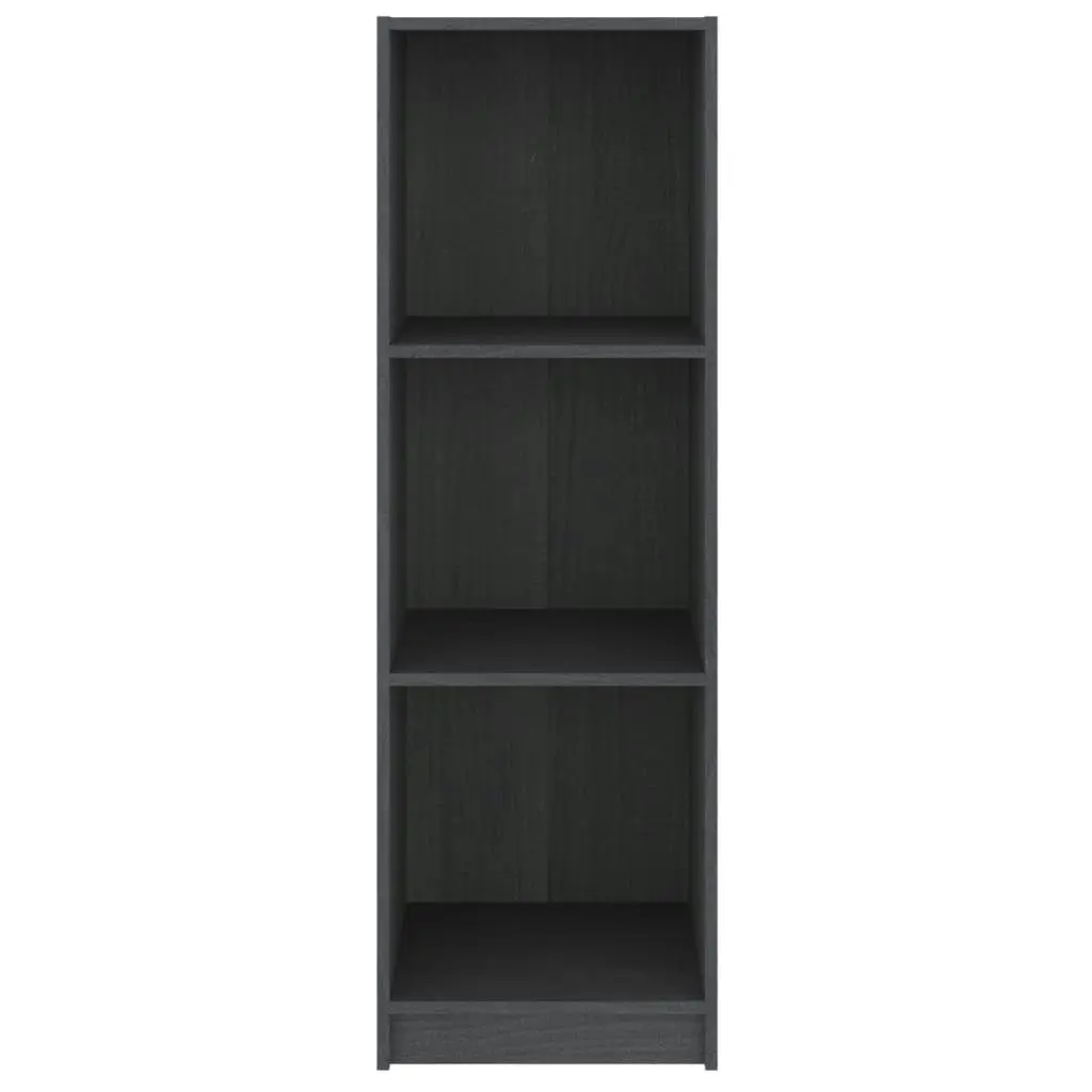 Book Cabinet/Room Divider Grey 36x33x110 cm Solid Pinewood 809938