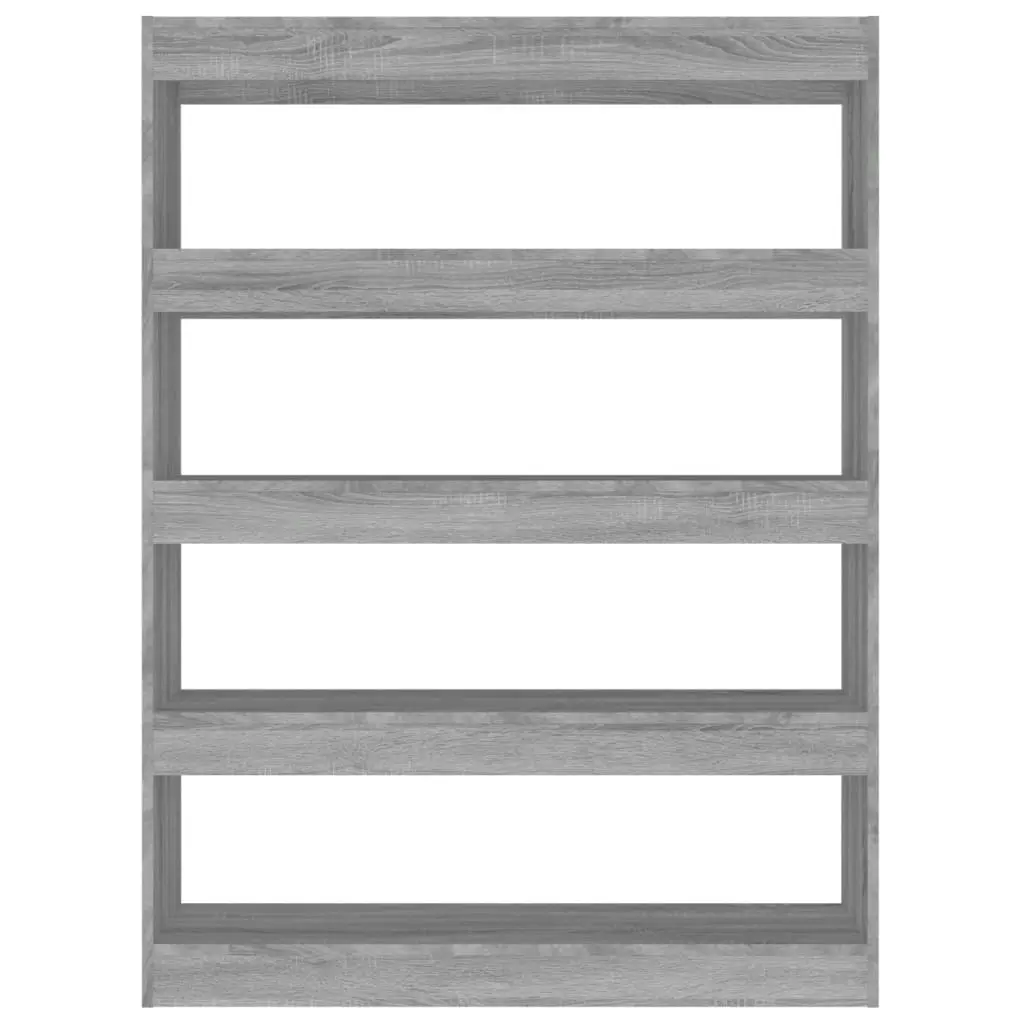 Book Cabinet/Room Divider Grey Sonoma 100x30x135 cm 813636