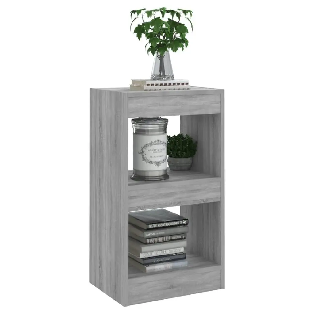 Book Cabinet/Room Divider Grey Sonoma 40x30x72 cm 813585