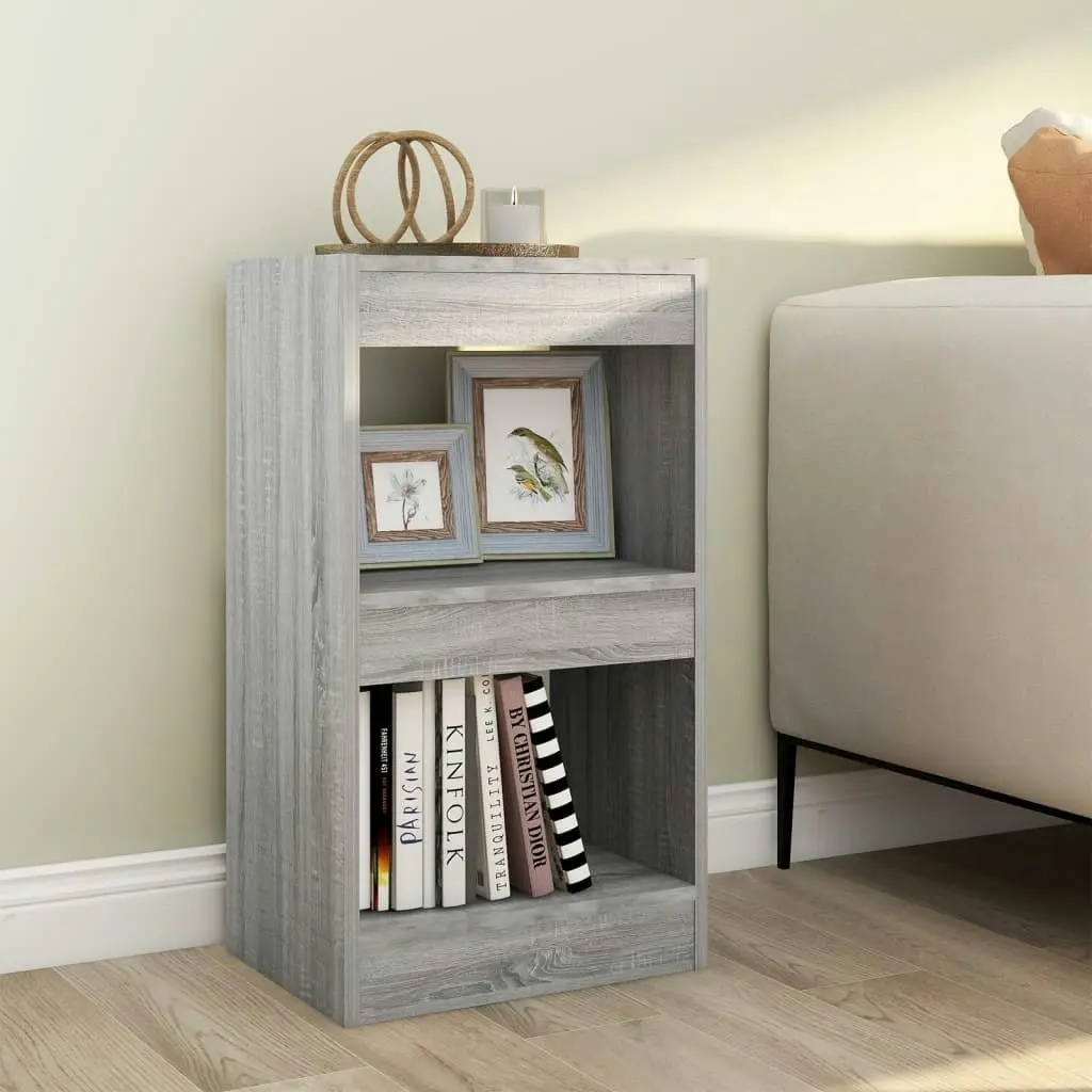 Book Cabinet/Room Divider Grey Sonoma 40x30x72 cm 813585