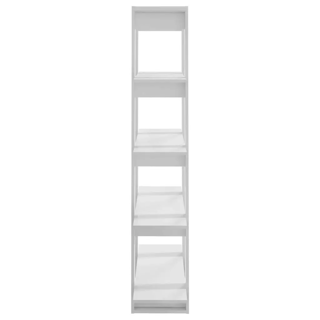 Book Cabinet/Room Divider High Gloss White 100x30x160 cm 811535