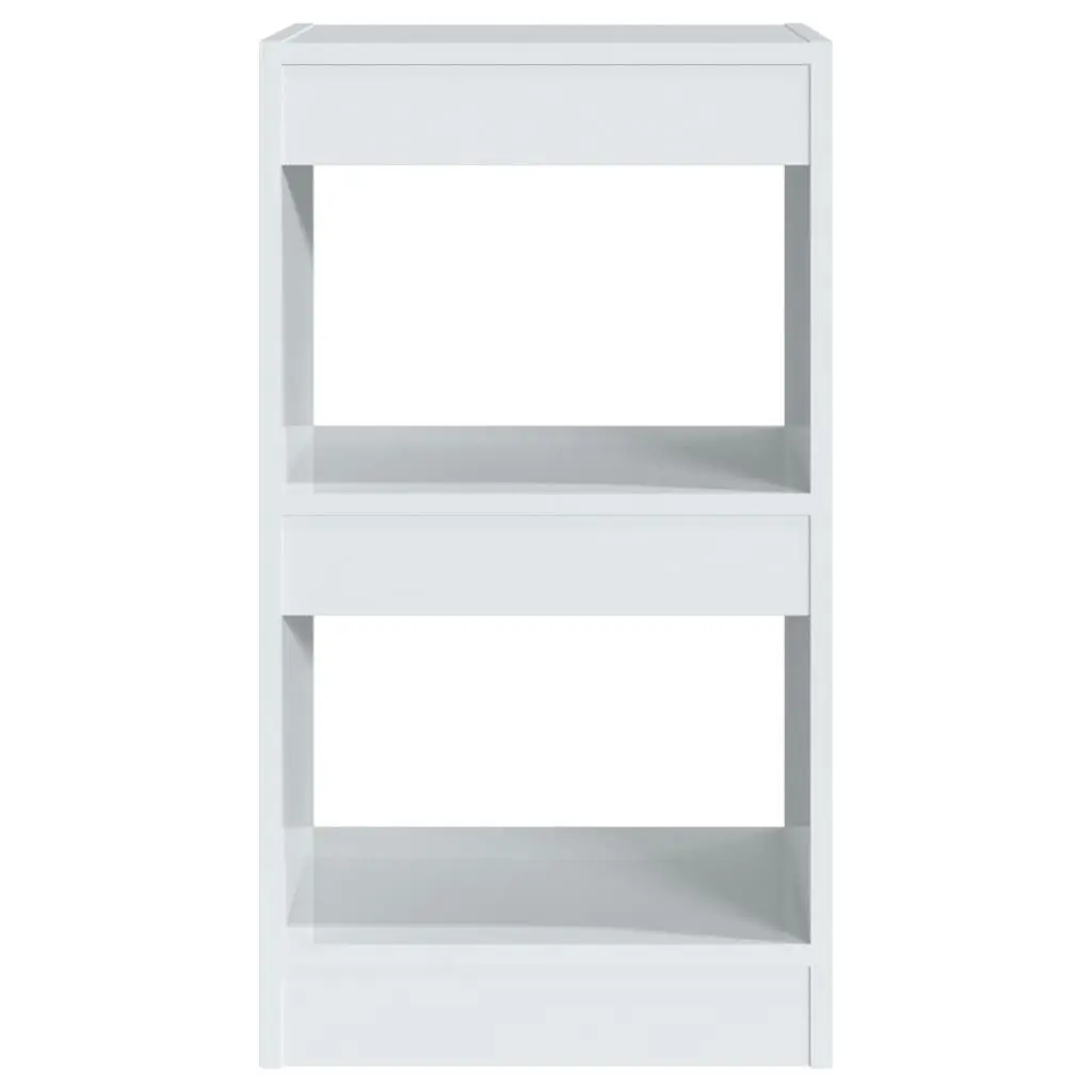 Book Cabinet/Room Divider High Gloss White 40x30x72 cm 811607