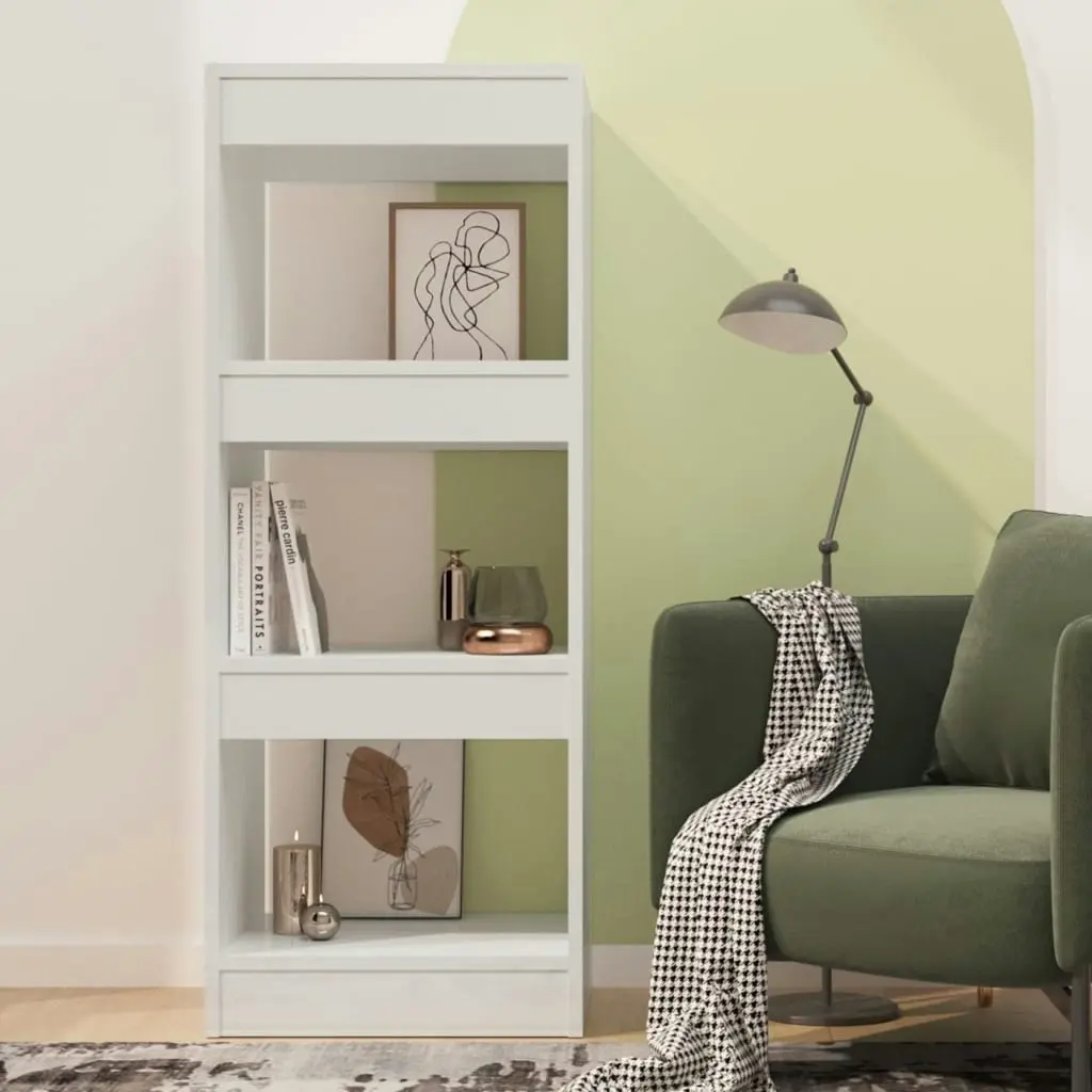 Book Cabinet/Room Divider High Gloss White 40x30x103 cm Engineered Wood 811616