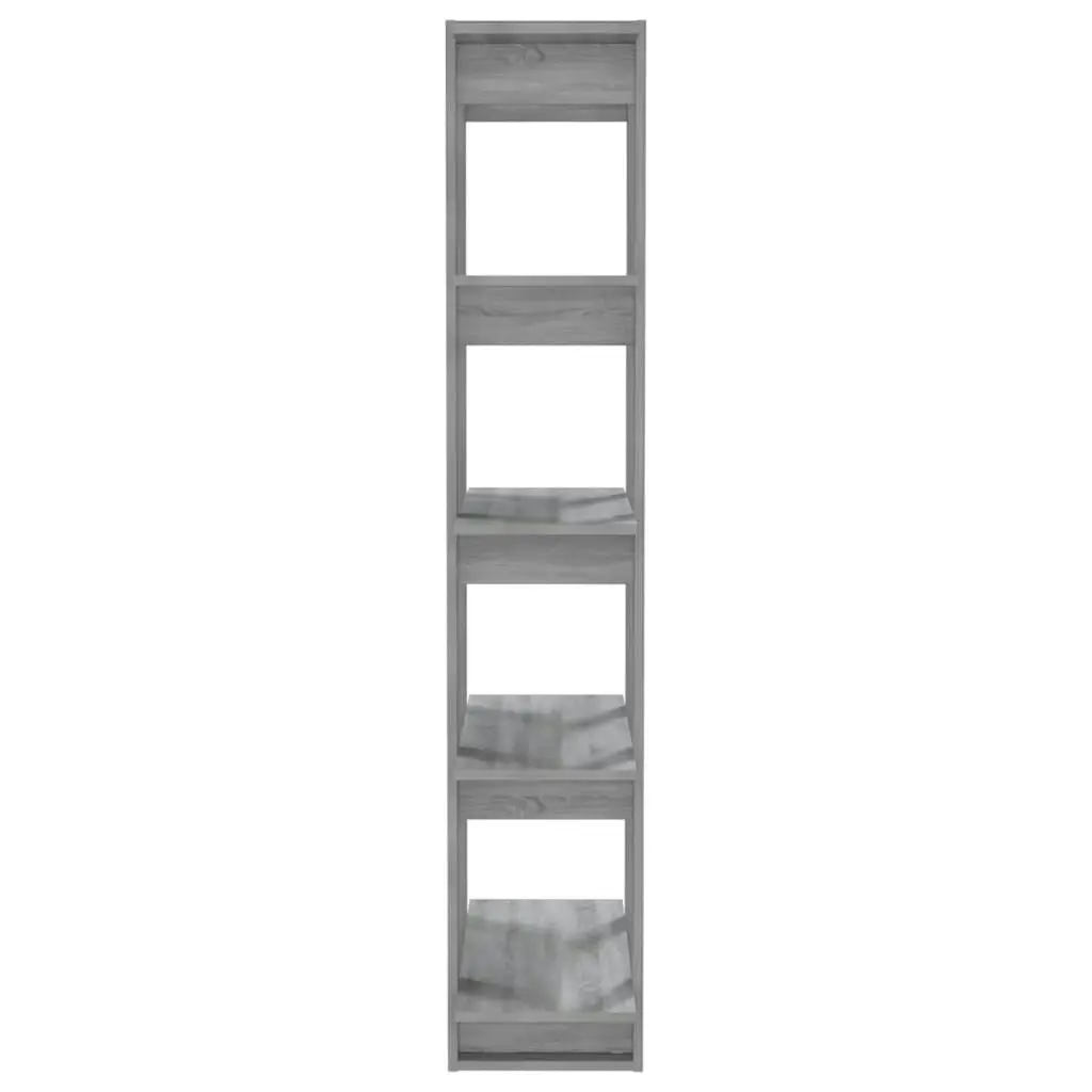 Book Cabinet/Room Divider Grey Sonoma 80x30x160 cm Engineered Wood 813573