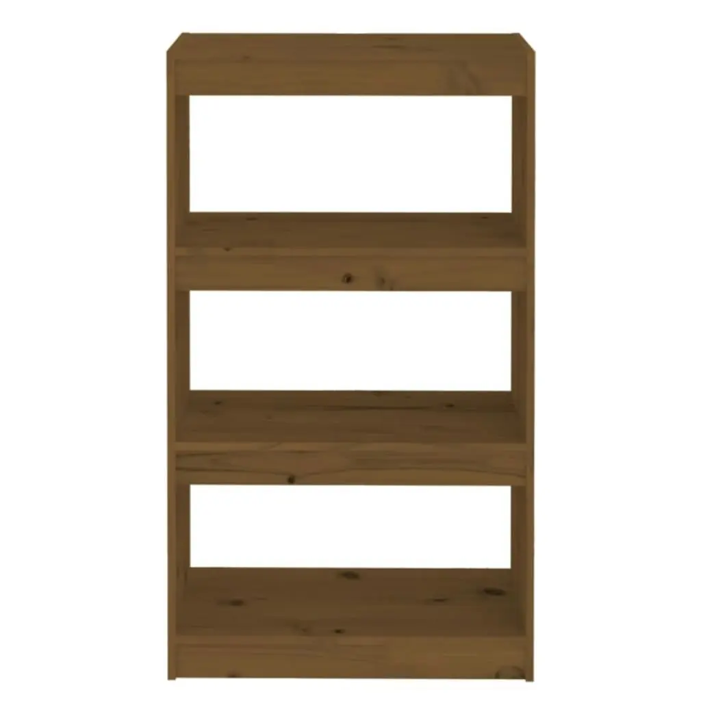 Book Cabinet/Room Divider Honey Brown 60x30x103.5 cm Wood Pine 808166