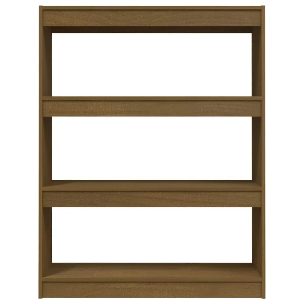 Book Cabinet/Room Divider Honey Brown 100x30x103 cm Solid Pinewood 808216