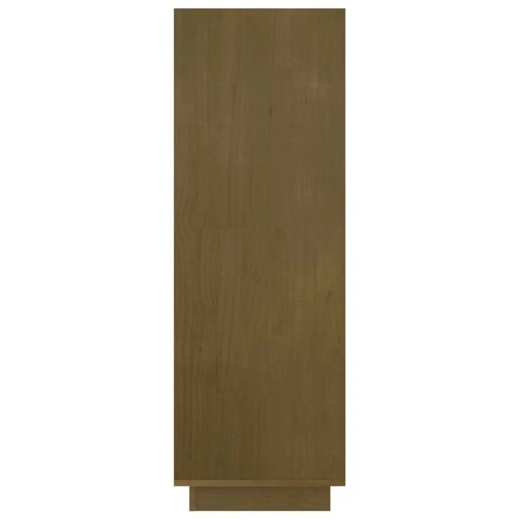 Book Cabinet/Room Divider Honey Brown 80x35x103 cm Solid Pinewood 810887