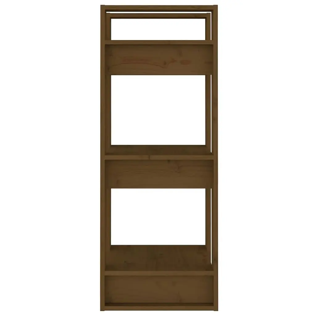 Book Cabinet/Room Divider Honey Brown 41x35x91 cm Solid Wood 813862