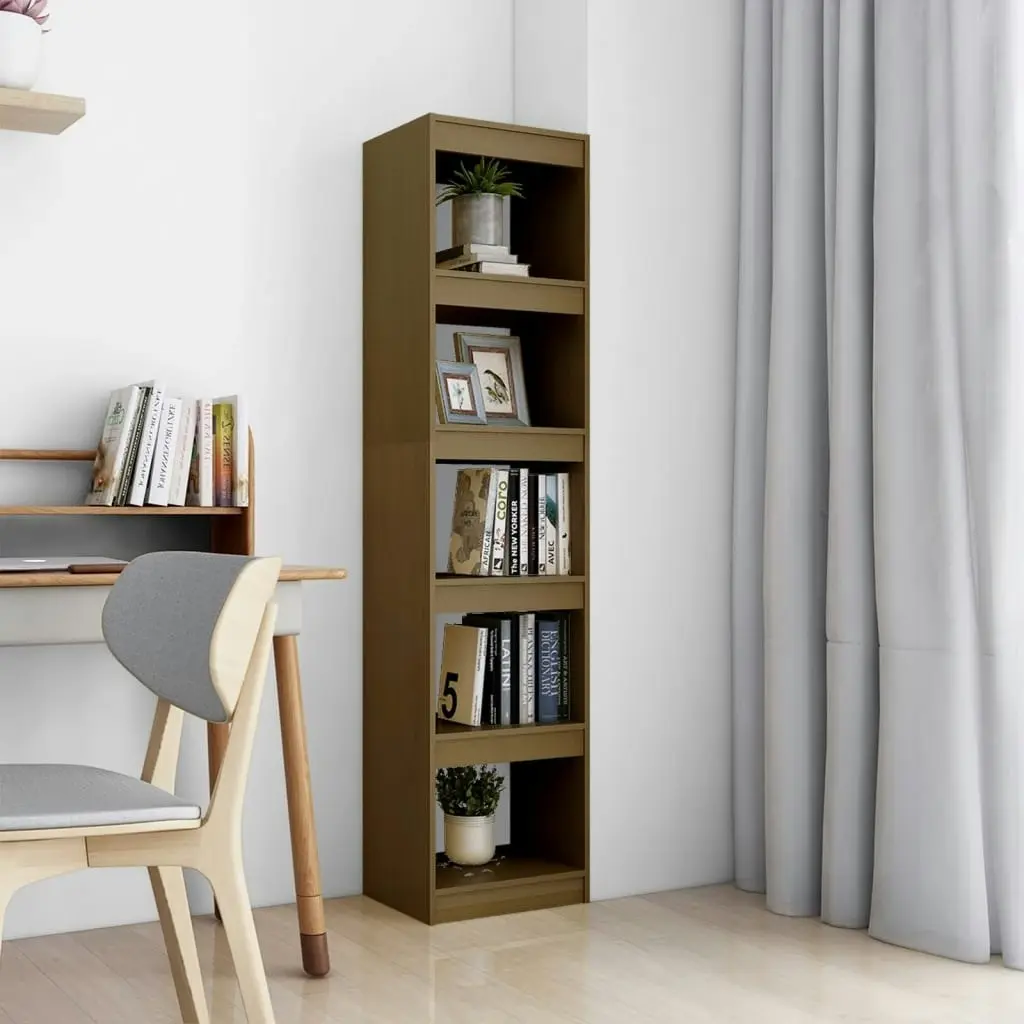 Book Cabinet/Room Divider Honey Brown 40x30x167.5 cm Solid Pinewood 808151