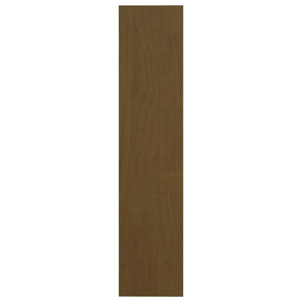 Book Cabinet/Room Divider Honey Brown 100x30x135.5 cm Solid Pinewood 808221