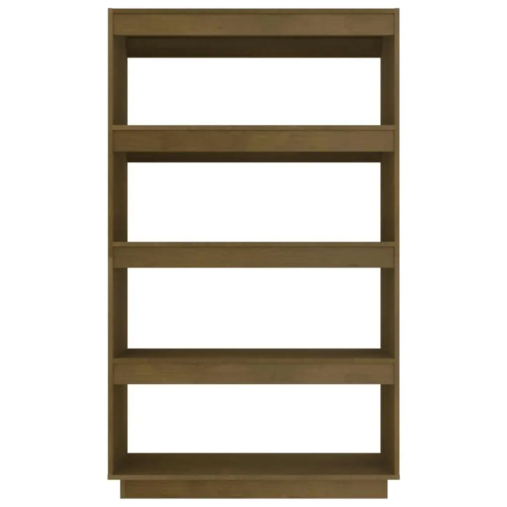 Book Cabinet/Room Divider Honey Brown 80x35x135 cm Solid Pinewood 810892