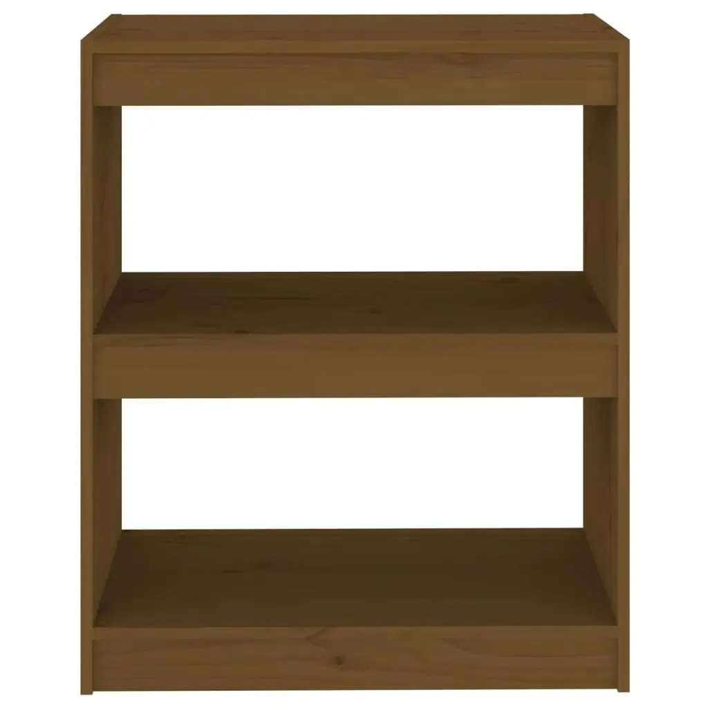 Book Cabinet/Room Divider Honey Brown 60x30x71.5 cm Wood Pine 808161