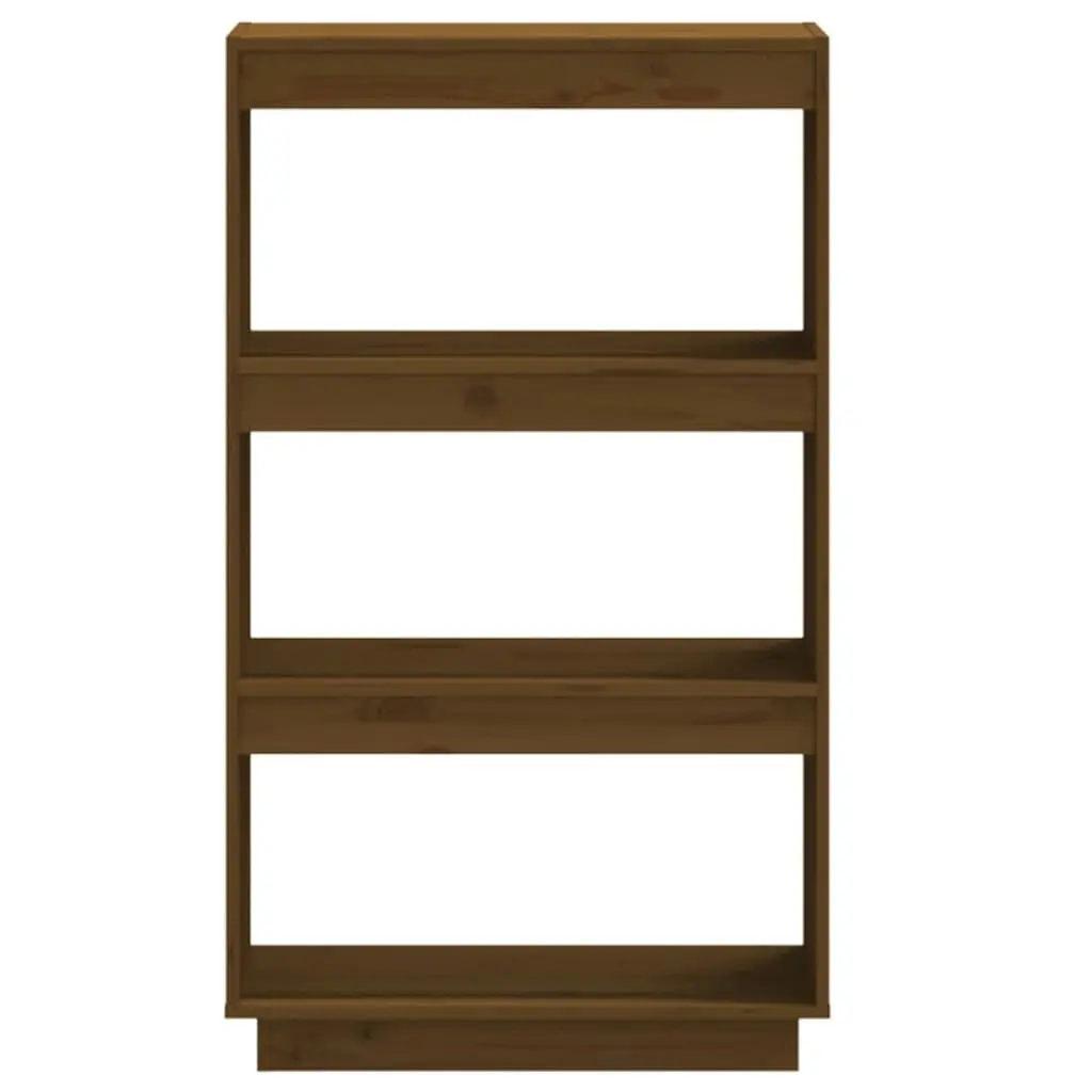 Book Cabinet/Room Divider Honey Brown 60x35x103 cm Solid Wood Pine 810867