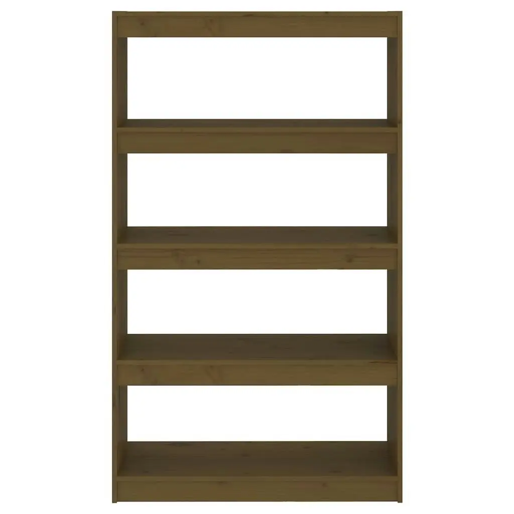 Book Cabinet/Room Divider Honey Brown 80x30x135.5 cm Wood Pine 808196