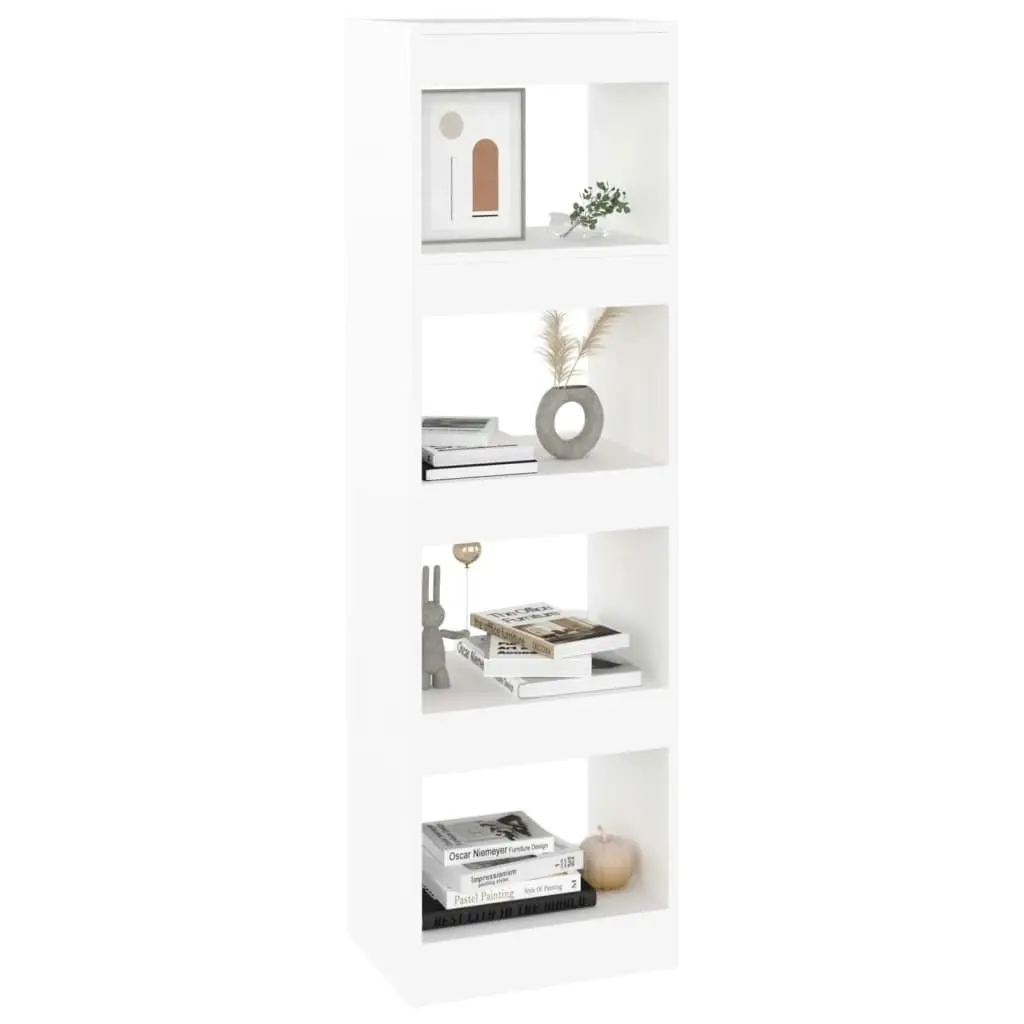 Book Cabinet/Room Divider White 40x30x135 cm 811619