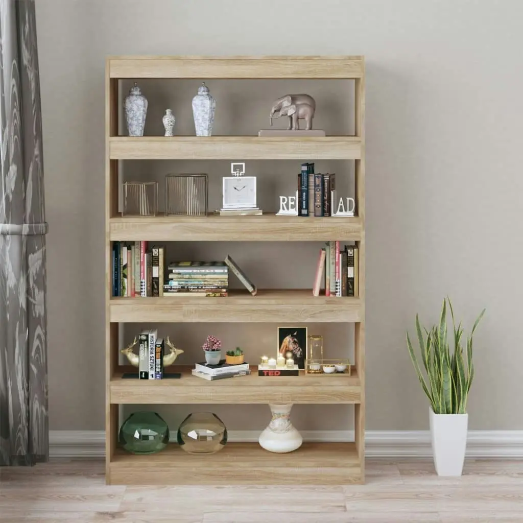 Book Cabinet/Room Divider Sonoma Oak 100x30x166 cm 811766