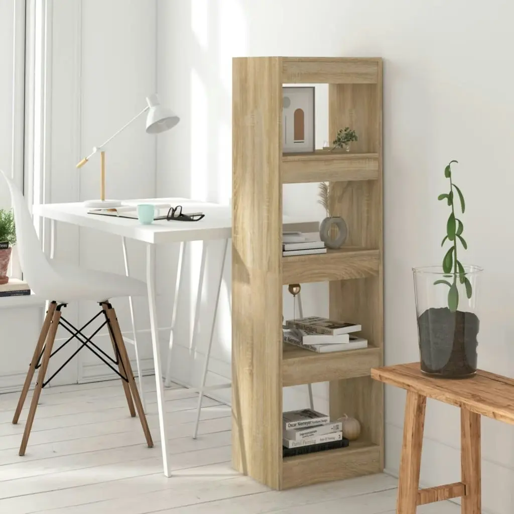 Book Cabinet/Room Divider Sonoma Oak 40x30x135 cm 811622