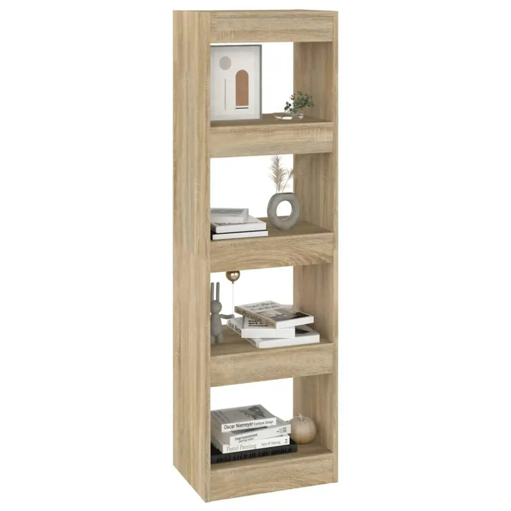 Book Cabinet/Room Divider Sonoma Oak 40x30x135 cm 811622