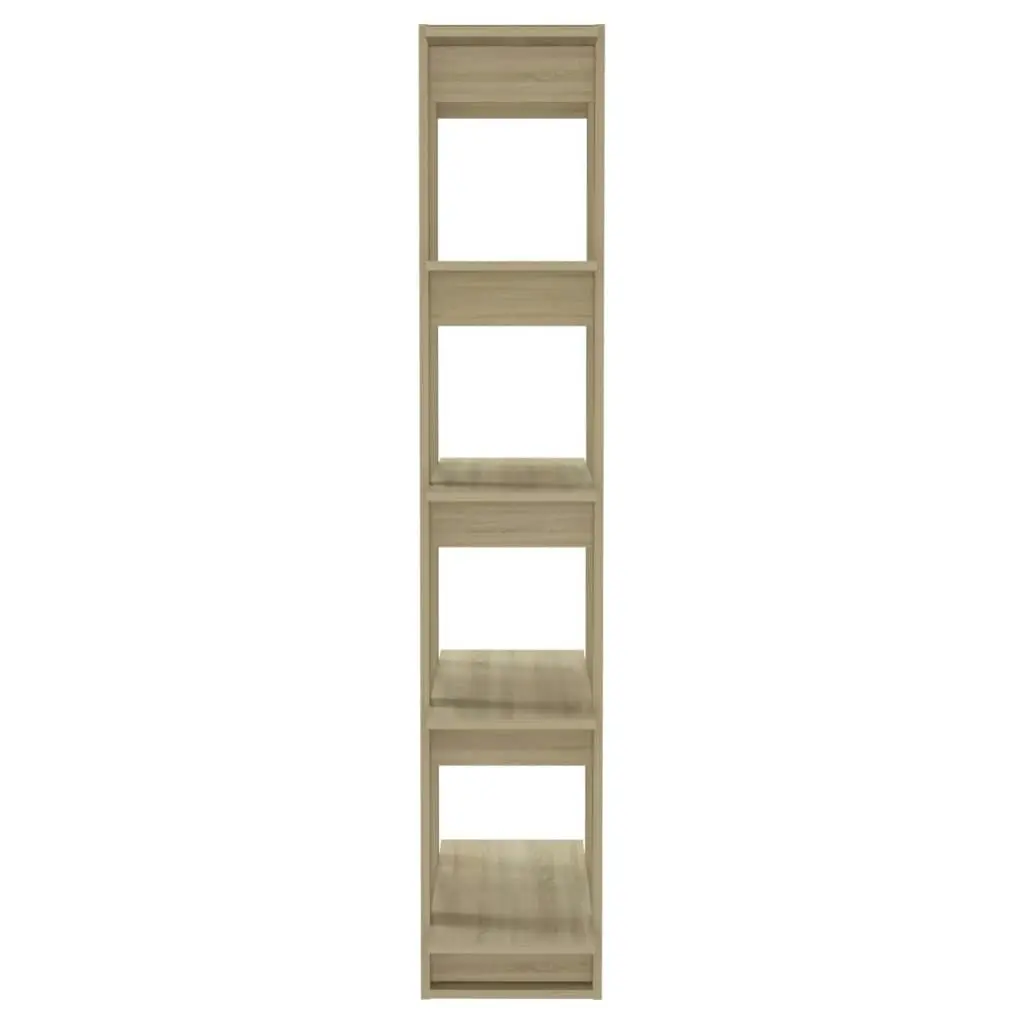 Book Cabinet/Room Divider Sonoma Oak 80x30x160 cm Engineered Wood 811568