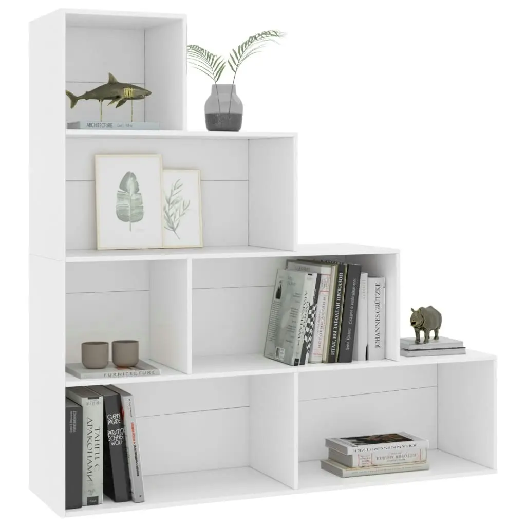 Book Cabinet/Room Divider White 155x24x160 cm Engineered Wood 800657