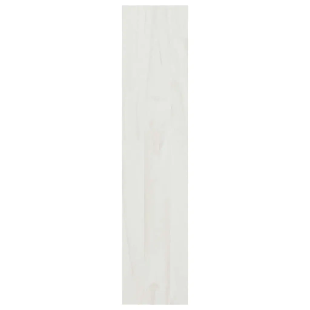 Book Cabinet/Room Divider White 100x30x135.5 cm Solid Pinewood 808219