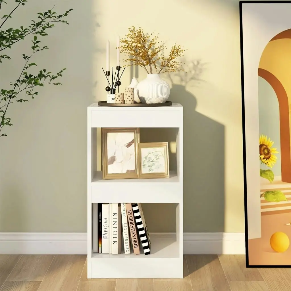 Book Cabinet/Room Divider White 40x30x72 cm 811601