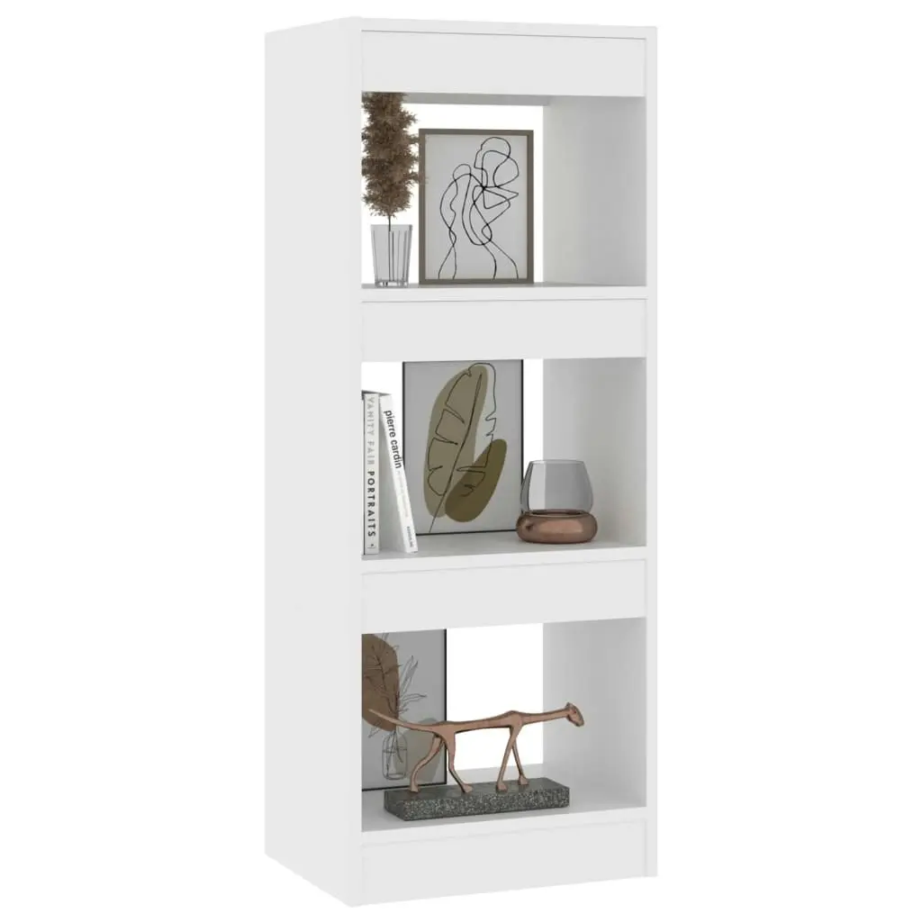 Book Cabinet/Room Divider White 40x30x103 cm Engineered Wood 811610