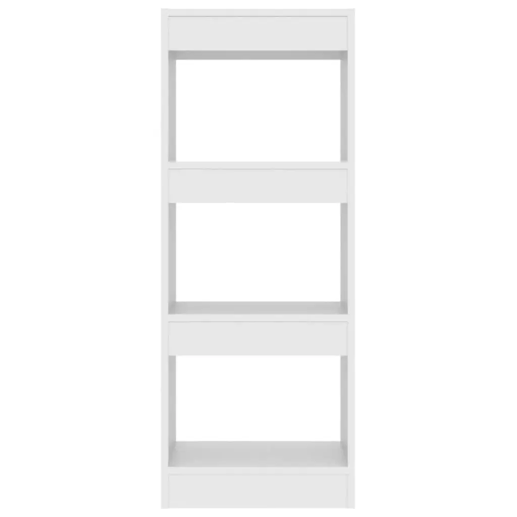 Book Cabinet/Room Divider White 40x30x103 cm Engineered Wood 811610