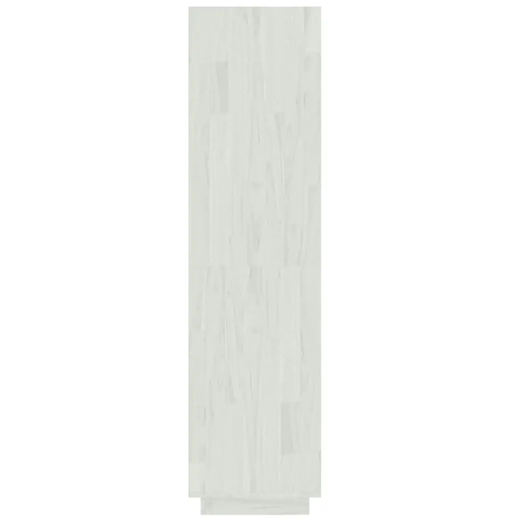 Book Cabinet/Room Divider White 60x35x135 cm Solid Pinewood 810870