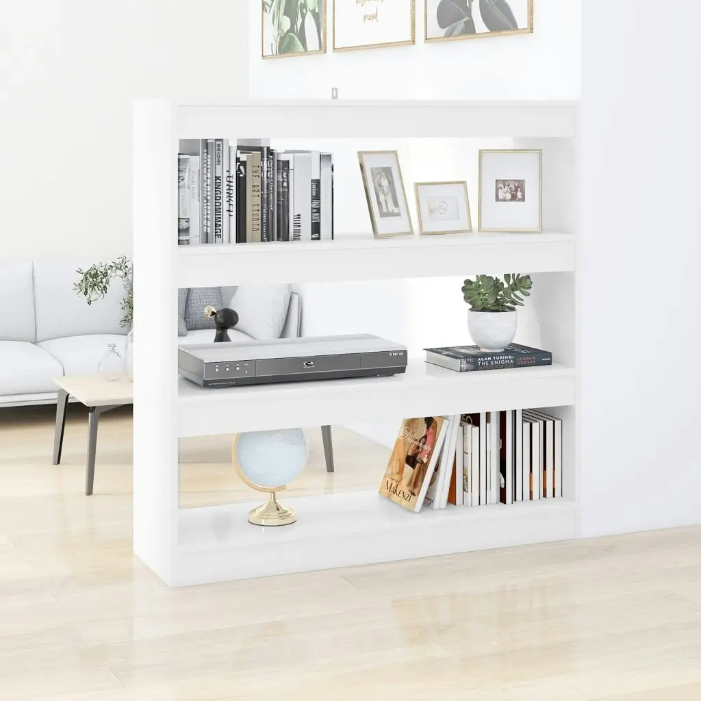 Book Cabinet/Room Divider White 100x30x103 cm 811745