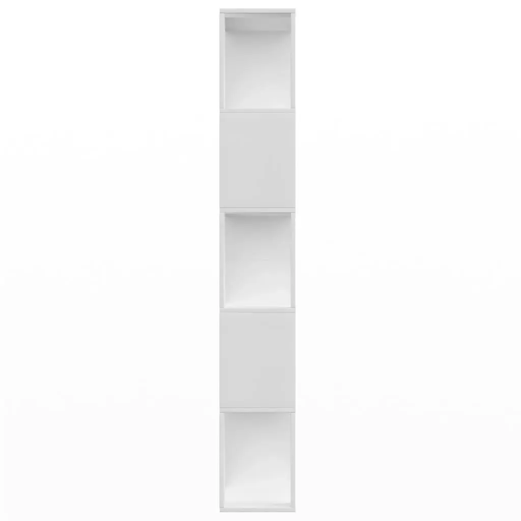 Book Cabinet/Room Divider White 80x24x159 cm Engineered Wood 800099