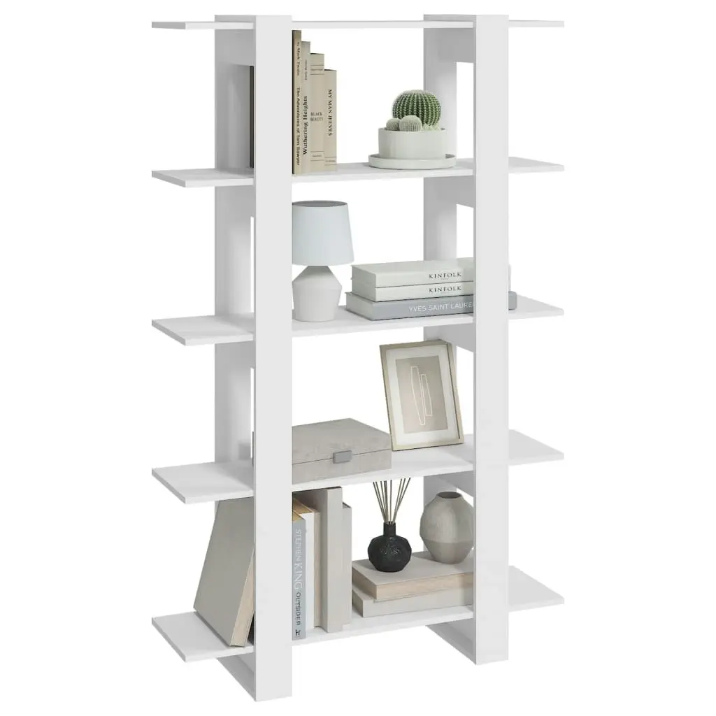 Book Cabinet/Room Divider White 100x30x160 cm 811529