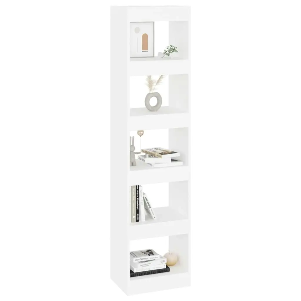 Book Cabinet/Room Divider White 40x30x166 cm 811628