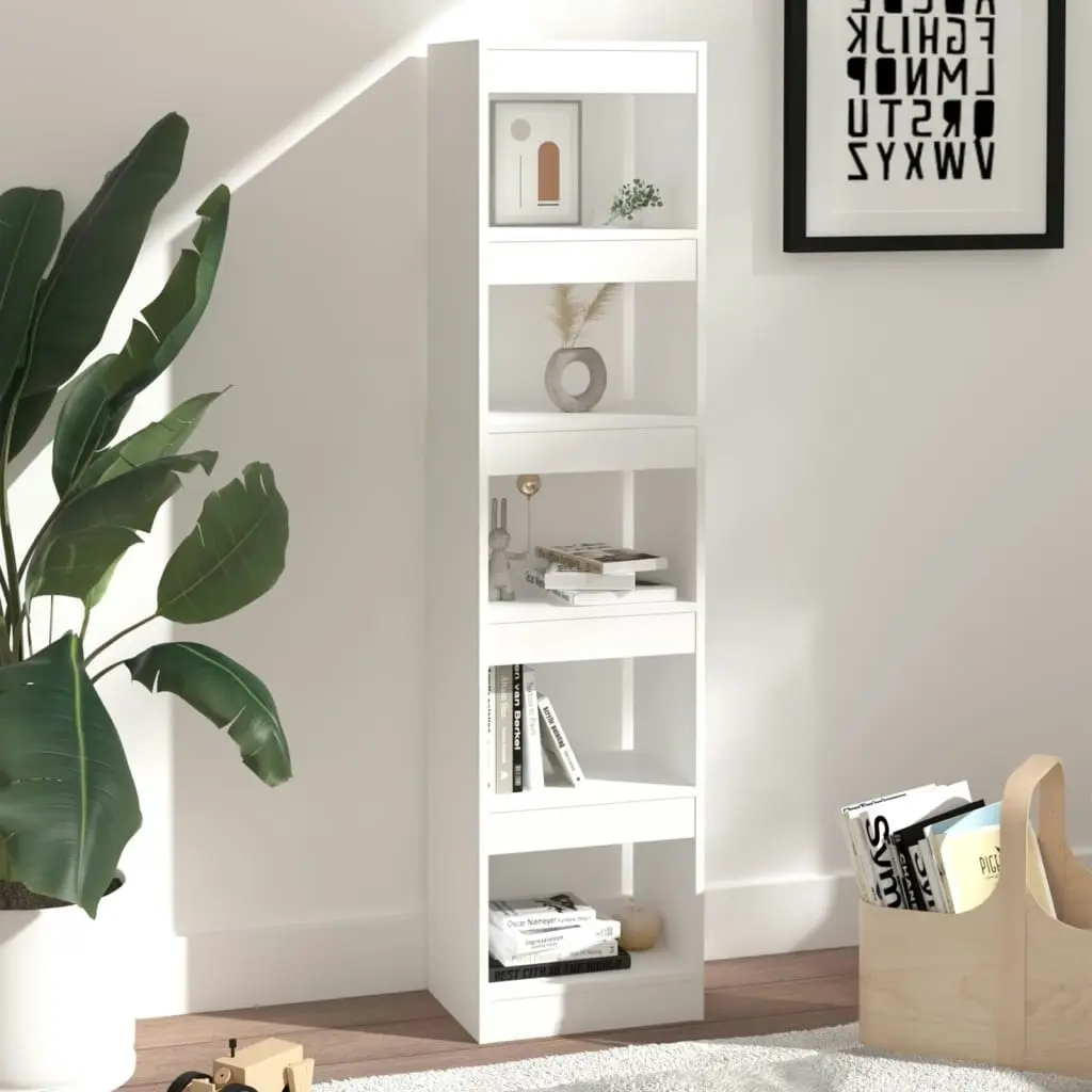 Book Cabinet/Room Divider White 40x30x166 cm 811628