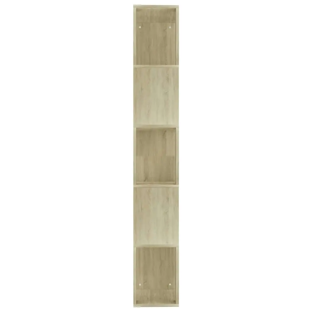 Book Cabinet/Room Divider Sonoma Oak 45x24x159 cm Engineered Wood 800111