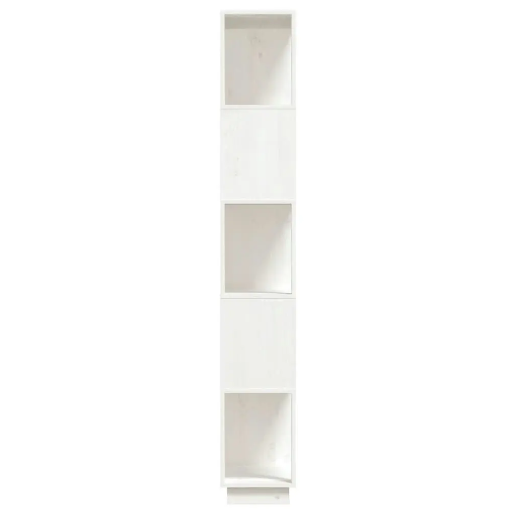 Book Cabinet/Room Divider White 80x25x163.5 cm Solid Wood Pine 814065