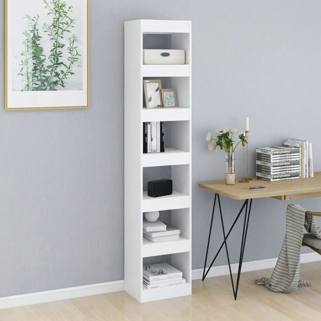 Book Cabinet/Room Divider White 40x30x198 cm 811637