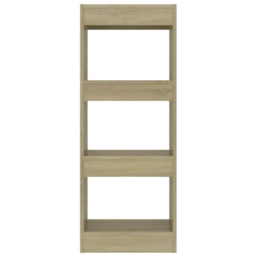 Book Cabinet/Room Divider Sonoma Oak 40x30x103 cm Engineered Wood 811613