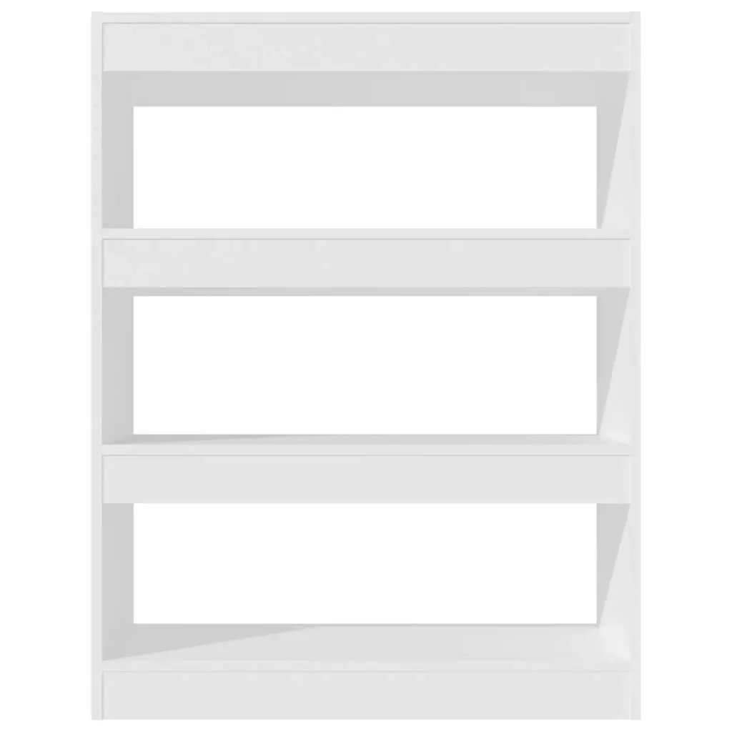 Book Cabinet/Room Divider White 80x30x103 cm Engineered wood 811700