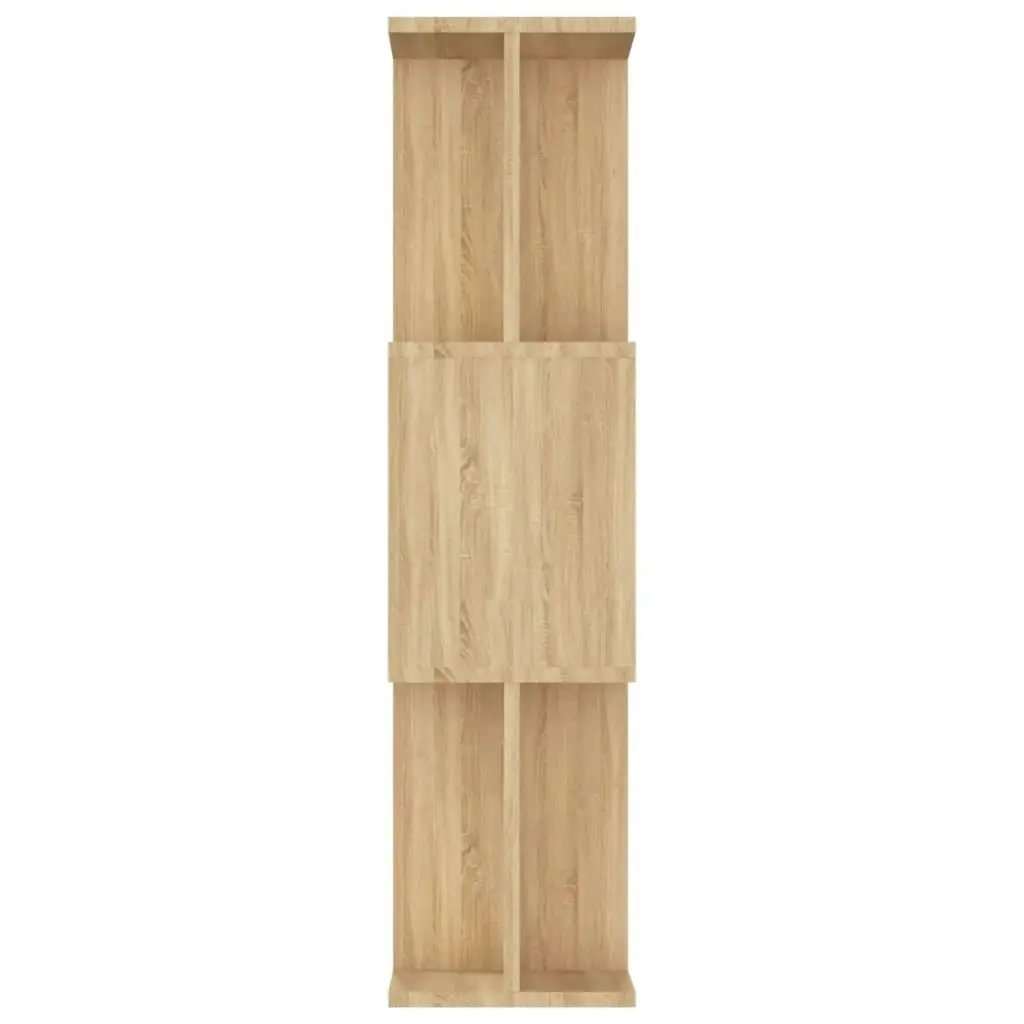 Book Cabinet/Room Divider Sonoma Oak 80x24x96 cm Engineered Wood 800084